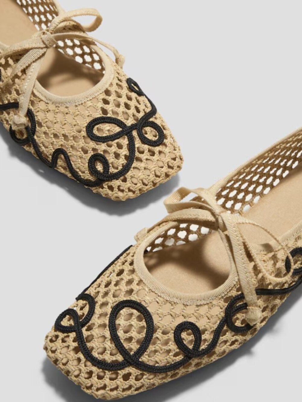 VIVAIA Margot Square-Toe Mesh Flats (Makayla) 9.5 - Picture 2 of 4